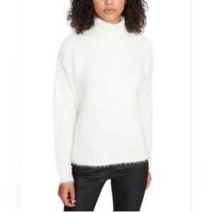 Bailey 44 Turtle Neck Sweater White Size Medium
